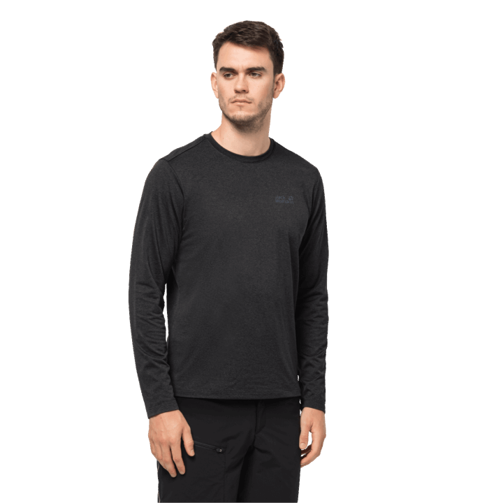 Pánske Sky Termálne Ls T New Black Jack Wolfskin