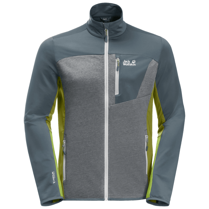 Jack Vlčia Koža Pôvodu Pánske Milford Sky Fleece Storm Grey