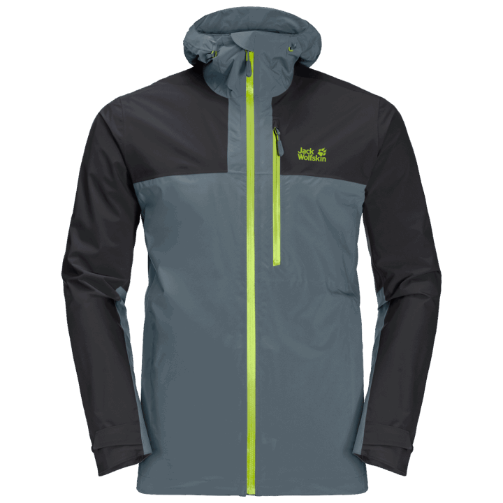 Búrková Sivá Módna Pánska Turistická Bunda Z Vlčej Kože