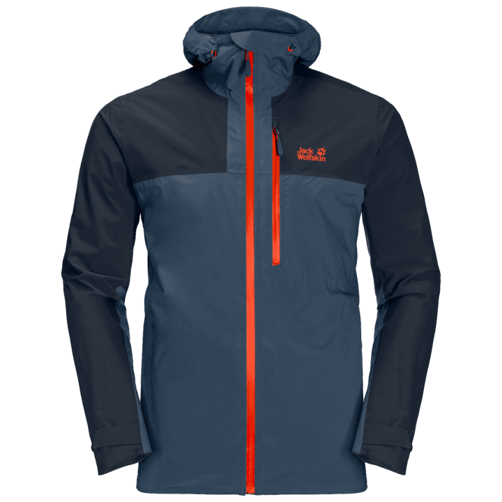 Thunder Blue Jack Wolfskin Najlepšia Pánska Turistická Bunda