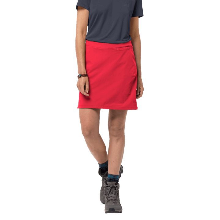 Jack Wolfskin Dámske Hilltop Trail Skort Tulipán Red Hot