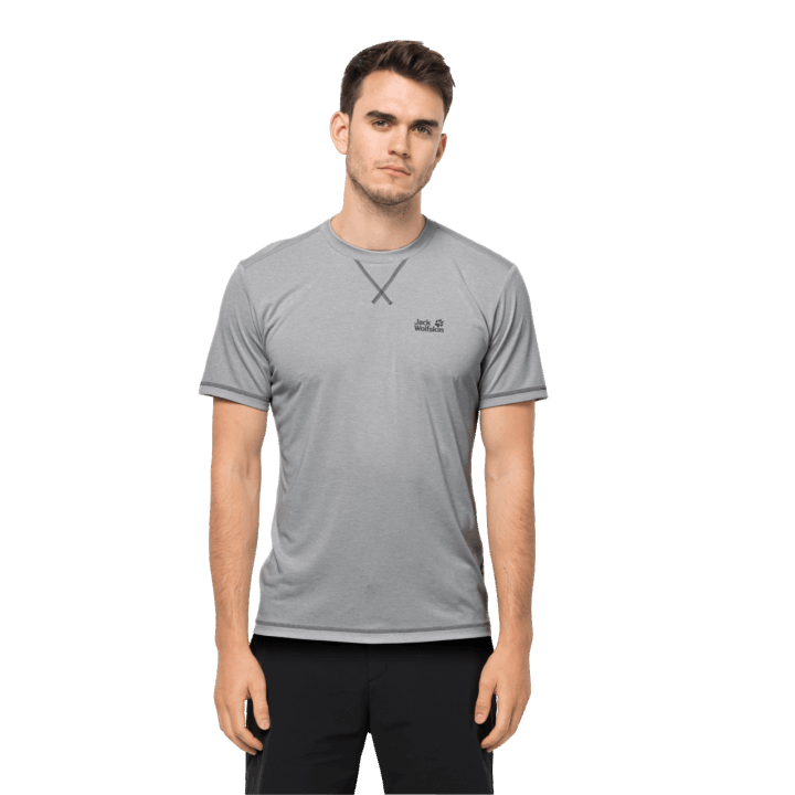 Módne Pánske Crosstrail T Jack Vlčia Koža Strieborná šedá