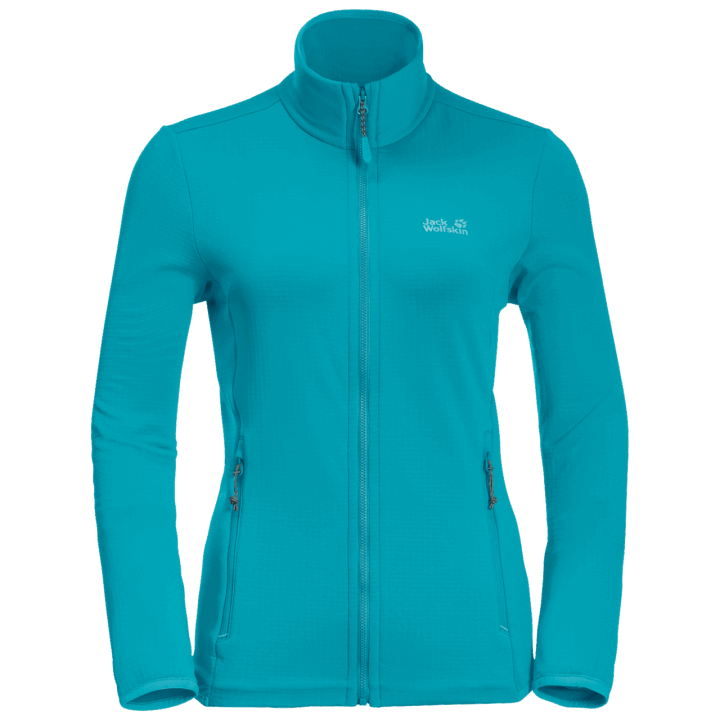 Originálny Dámsky šilt Grid Fleece Dark Aqua Jack Wolfskin