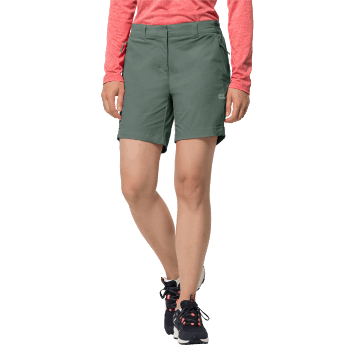 Dámsky šilt Krátky Jack Wolfskin Best Hedge Green