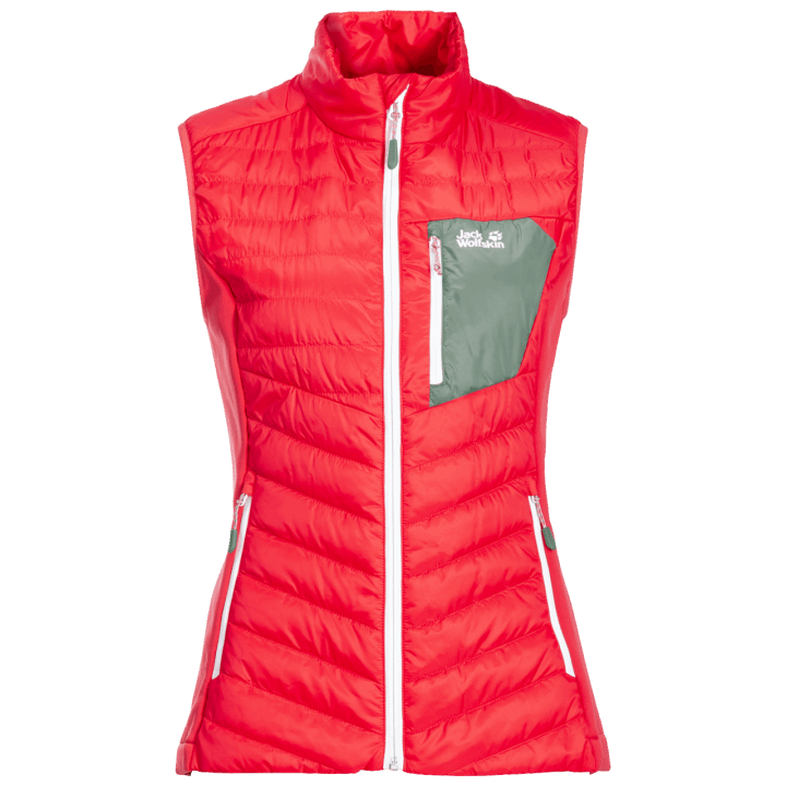 Dámska Routeburn Vesta Jack Wolfskin Tulip Red Kolekcia