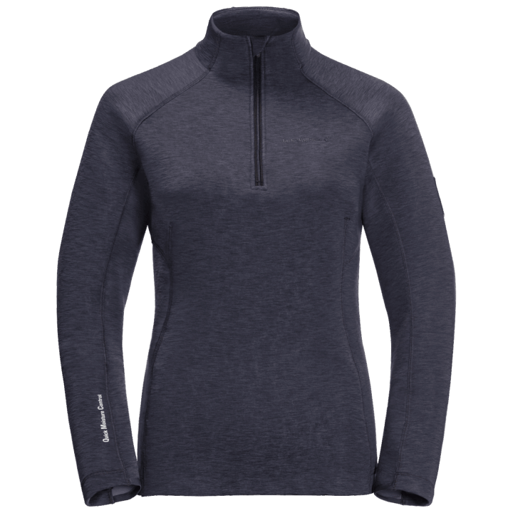 Graphite Jack Wolfskin Dámsky Atletický 1/2 Zips Originál