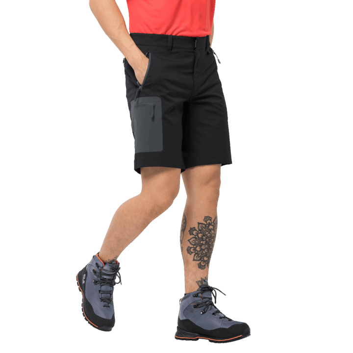 Jack Wolfskin Kolekcie Pánske Kraťasy S Aktívnou Dráhou čierne