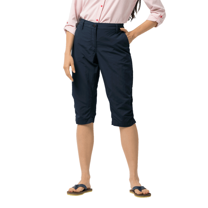 Polnočné Modré Dámske Kalahari 3/4 Nohavice Fashion Jack Vlčia Koža