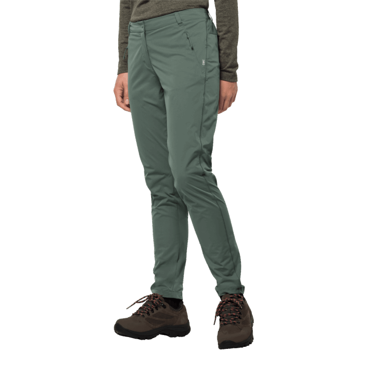 Dámska Kolekcia Tasmanových Nohavíc Jack Wolfskin živý Plot Zelený
