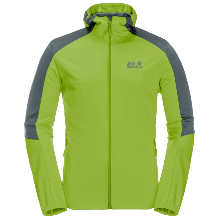 Jack Wolfskin New Pánska Go Hike Softshell Jarná Limetka