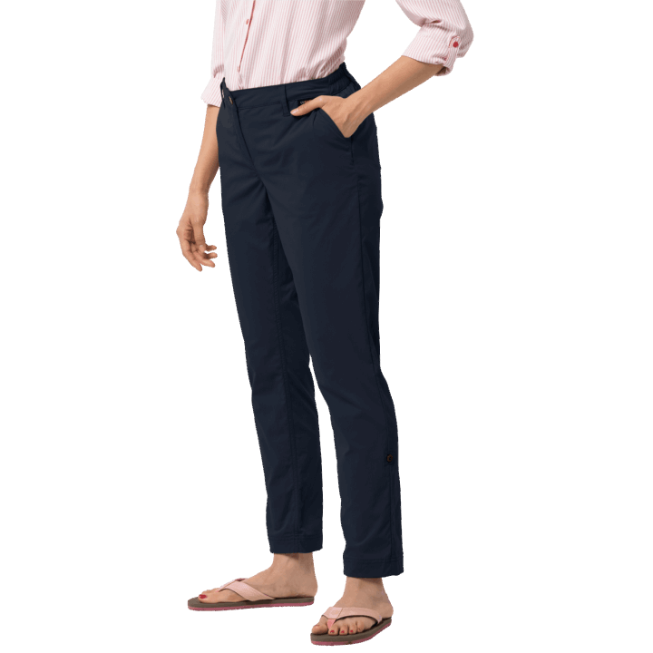 Kolekcia Jack Wolfskin Polnočné Modré Dámske Púštne Vyhrnuté Nohavice