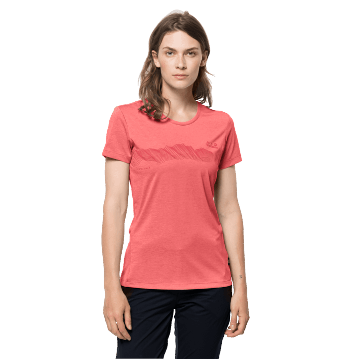 Dámsky Crosstrail Grafický T Jack Vlčia Koža Púštna Ruža Pôvod