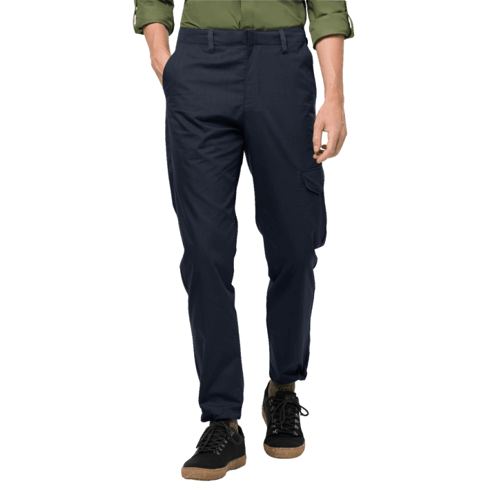 Pánske Výletové Nohavice Pri Jazere Jack Wolfskin Brand Night Blue