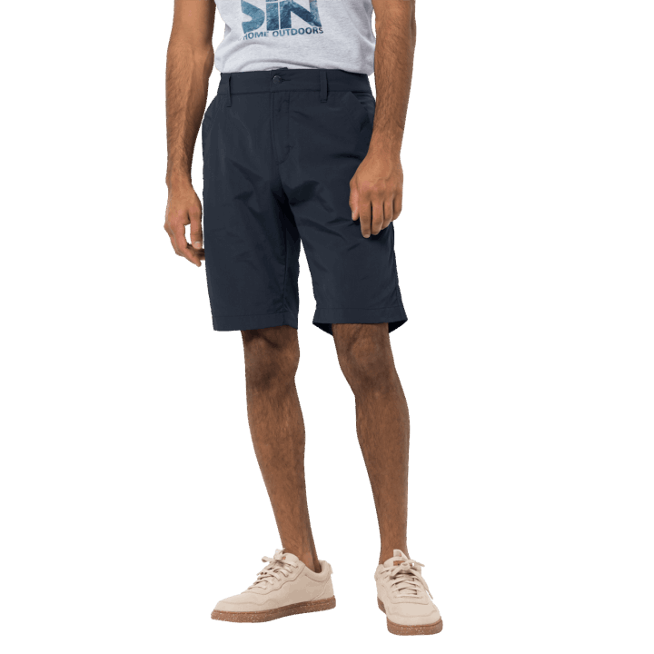 Nočné Modré Pánske šortky Z Púštneho údolia Jack Wolfskin Originál