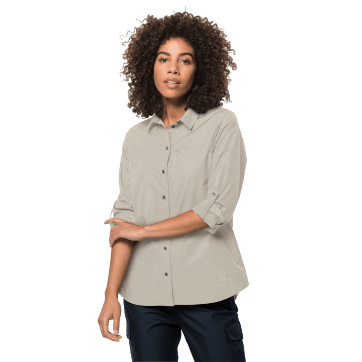 Dámska Vyhrňovacia Košeľa Pri Jazere Dusty Grey Hot Jack Vlčia Koža