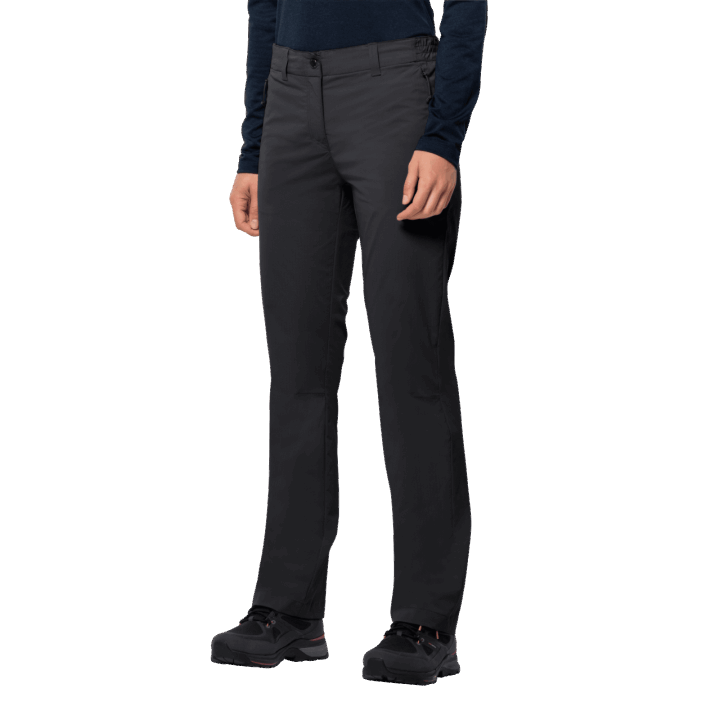 Originálne čierne Dámske šiltové Nohavice Jack Wolfskin