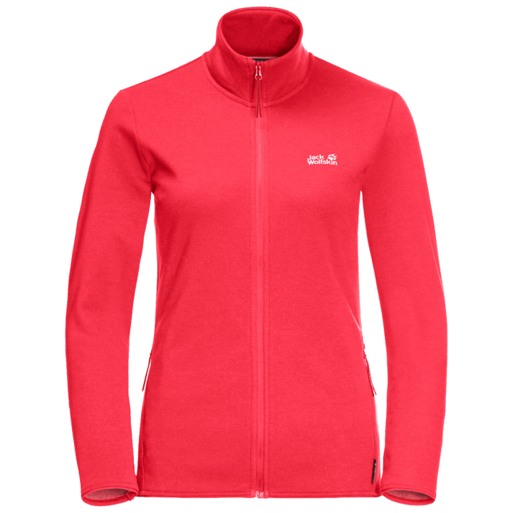 Jack Wolfskin Fashion Tulipán červený Dámsky Jwp Midlayer