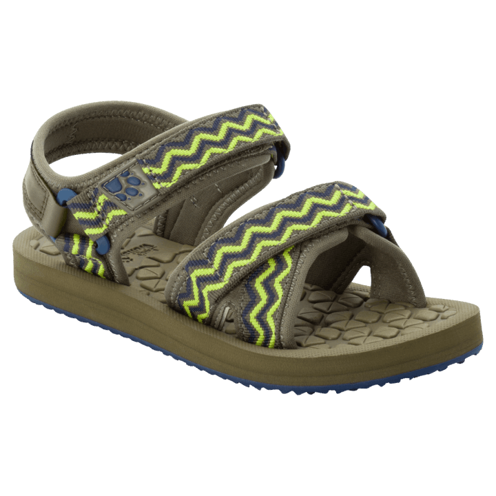 Detská Zulu Vc Pôvod Jack Vlčia Koža Zelená-limetka