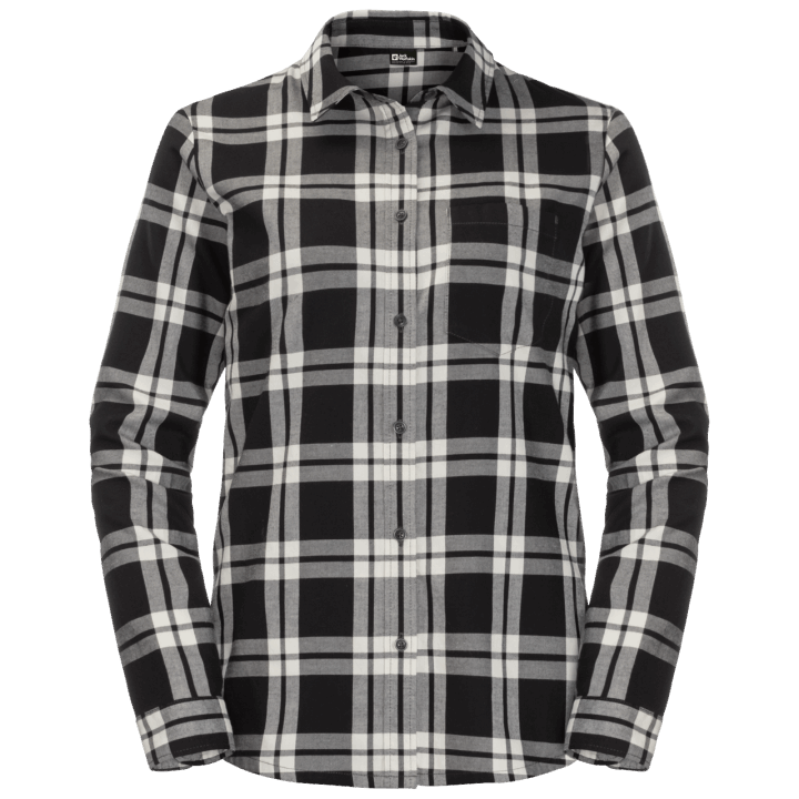 Phantom Checks Jack Wolfskin Najlepšia Dámska Košeľa Pre Cestujúcich
