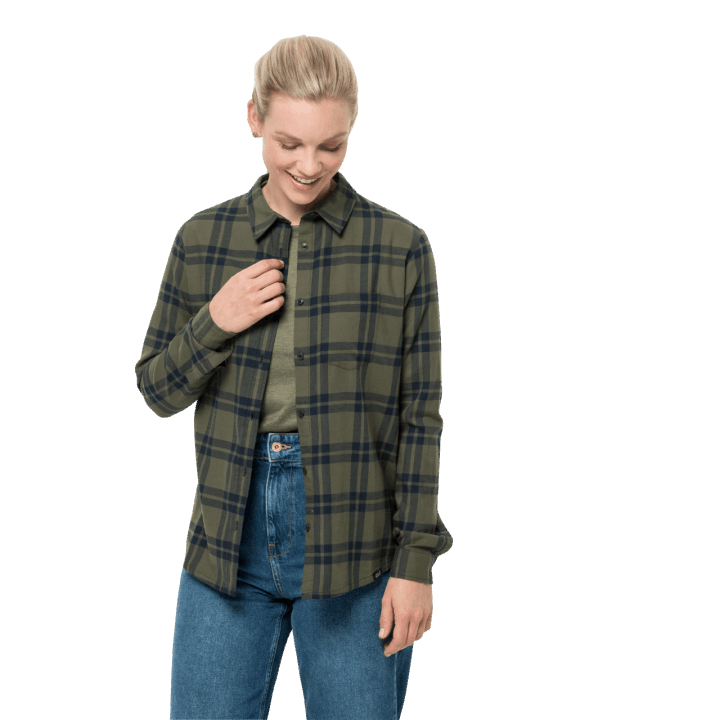 Polnočná Modrá Káro Jack Vlčia Koža Dámska Košeľa Spolujazdca Nová