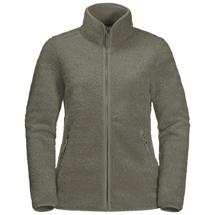 Dámska Bunda S Vysokým Mrakom Pôvod Jack Wolfskin Dusty Olive