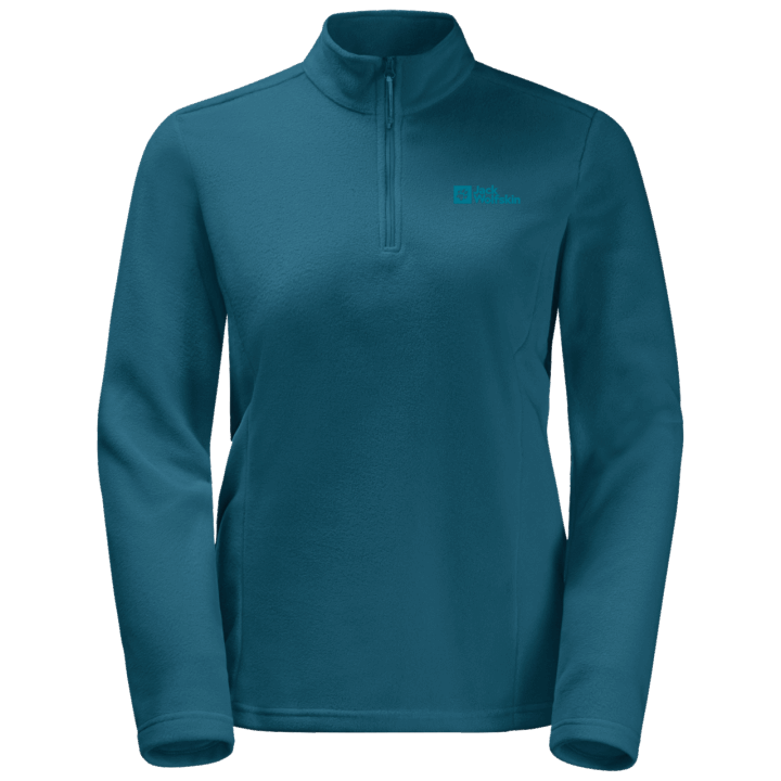 Jack Wolfskin Dámsky Taunus Polovičný Zips Modrý Koralový Best