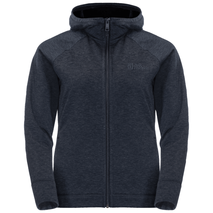 Teplá Dámska Bunda S Kapucňou Waldsee Jack Vlčia Koža Nočná Modrá