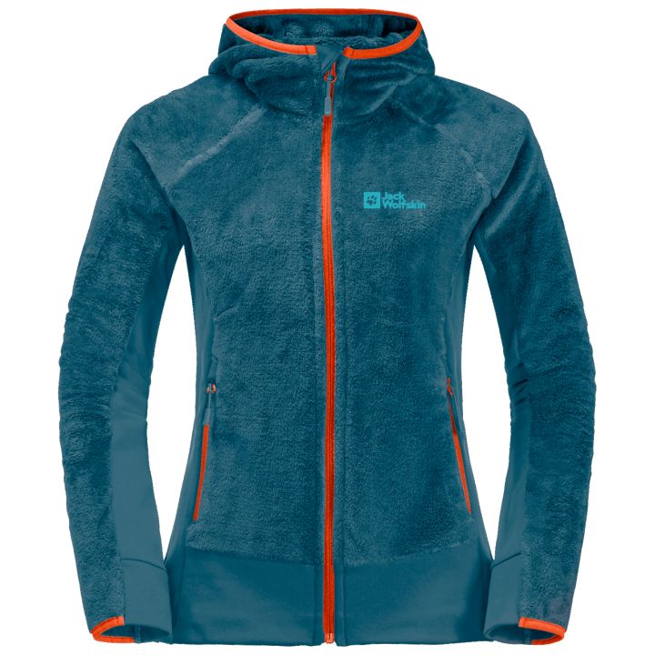 Dámska Rotwand Jack S Kapucňou A Zipsom Z Vlčej Kože, Modrý Koral