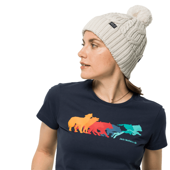 Jack Wolfskin Fashion Stormlock Pompom čiapka Breza