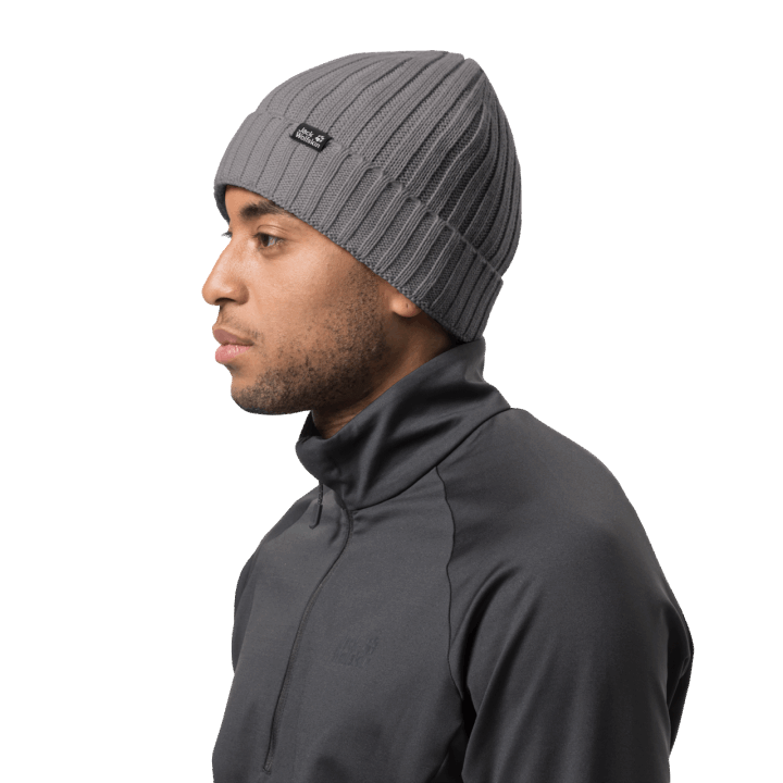 šedá Heather Jack Vlčia Koža Stormlock Rip Knit Cap Zn