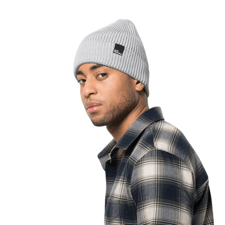Grey Heather Jack Wolfskin Essential Beanie Best