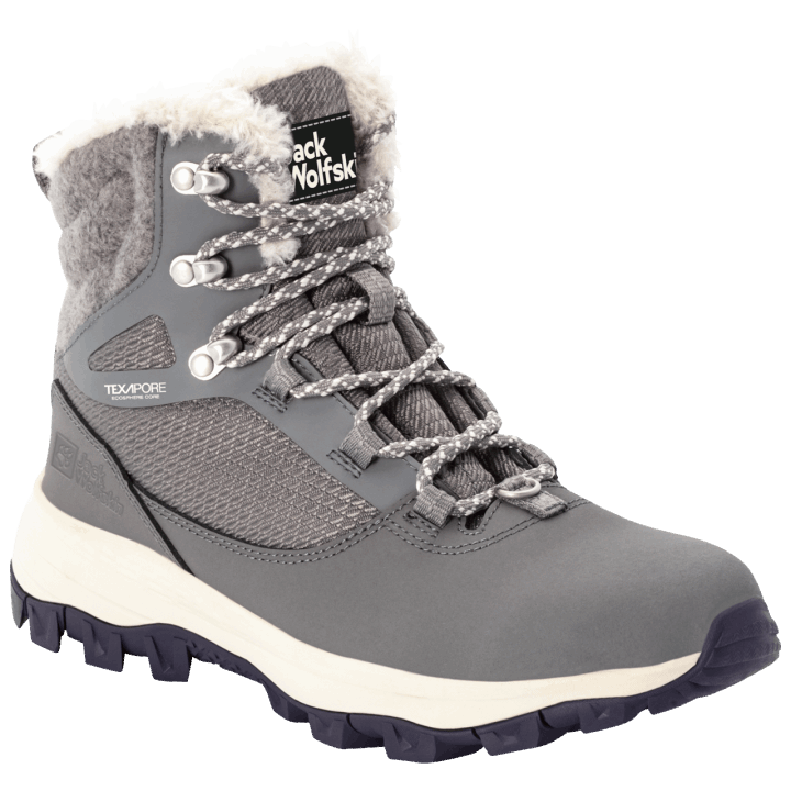 Originál Asfalt šedo-sivá Jack Vlčia Koža Dámska Everquest Texapore Vysoká