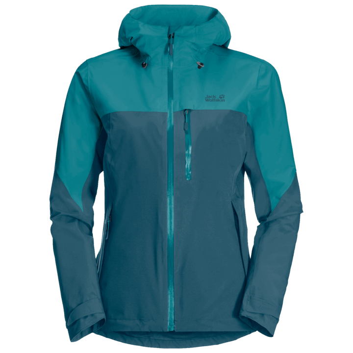 Jack Wolfskin Originál Modrá Koralová Dámska Go Hike Bunda