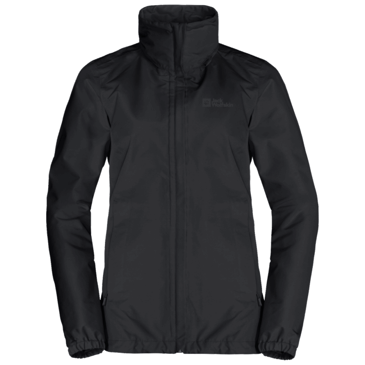 čierna Dámska Stormy Point 2l Bunda Jack Vlčia Koža Pôvod