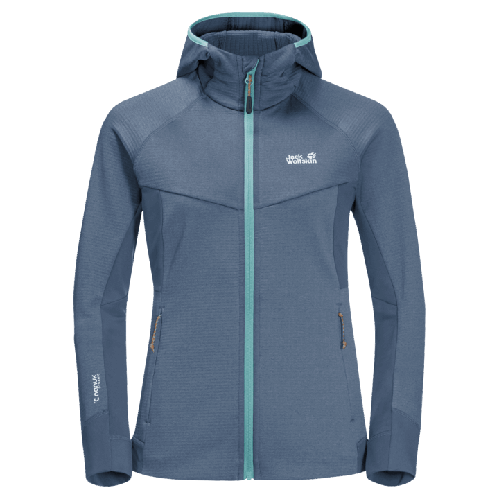 Dámsky Hydro Grid Fleece Značky Frost Blue Jack Wolfskin