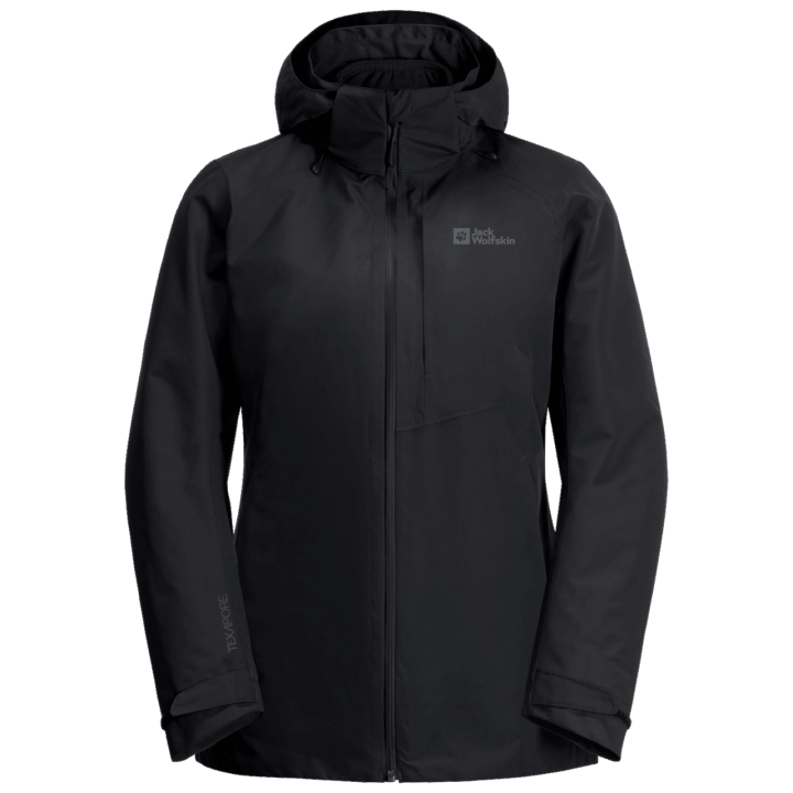 Black Origin Jack Wolfskin Dámska Bergland Bunda 3v1