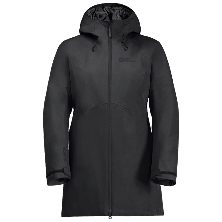 Nová Jack Wolfskin Dámska Zateplená Bunda Heidelstein čierna