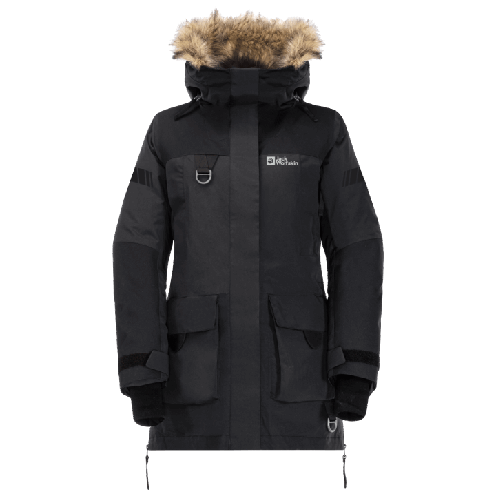 Jack Wolfskin Nová Dámska Parka Zo Série 1995 čierna