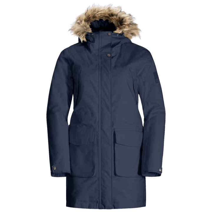 Jack Wolfskin Fashion Nočná Modrá Dámska Winterfrost Zateplená Parka