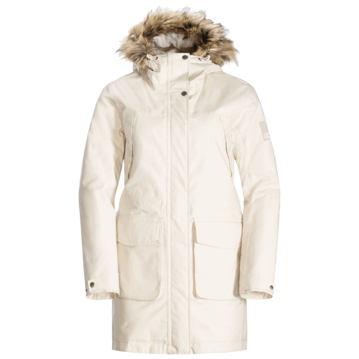 Jack Wolfskin Dámska Winterfrost Zateplená Parka Zimná Kolekcia Perál