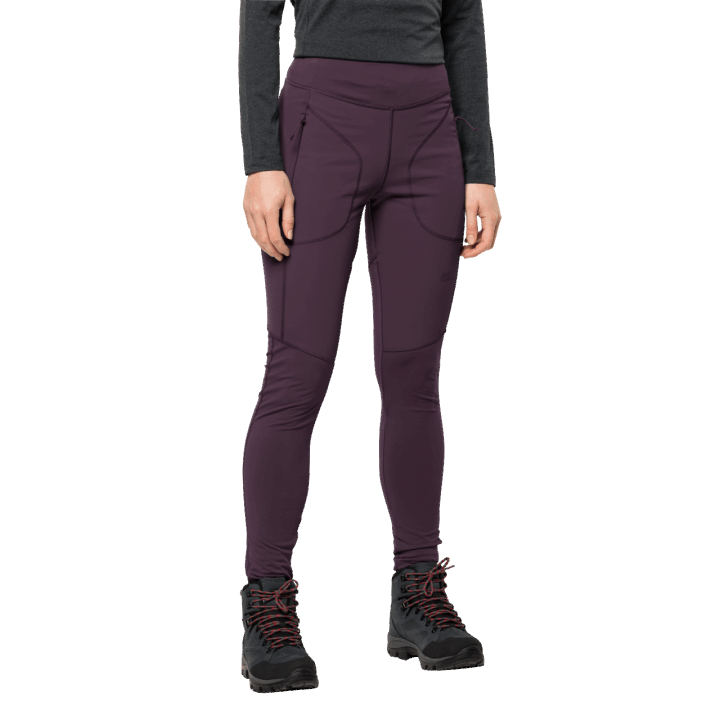 Dámske Pančuchové Nohavice Salmaser Hot Jack Vlčia Koža Viniča