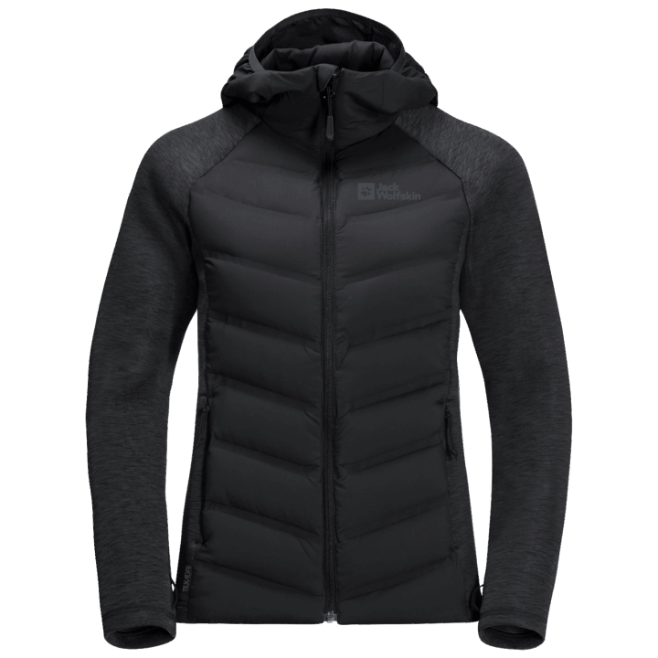 Kolekcia Jack Wolfskin Dámska Tasman Páperová Hybridná čierna