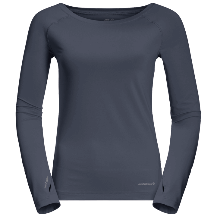 Ombre Blue Original Jack Wolfskin Dámsky Tasman Dlhý Rukáv