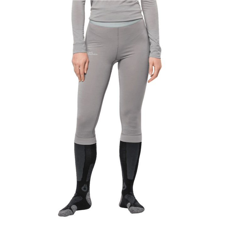 Stredne Sivý Vres Nové Dámske Vlnené Nohavice Alpspitze Jack Wolfskin