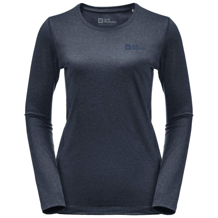 Dámska Obloha Termálna Dlhý Rukáv Jack Vlčia Koža Nočná Modrá Hot