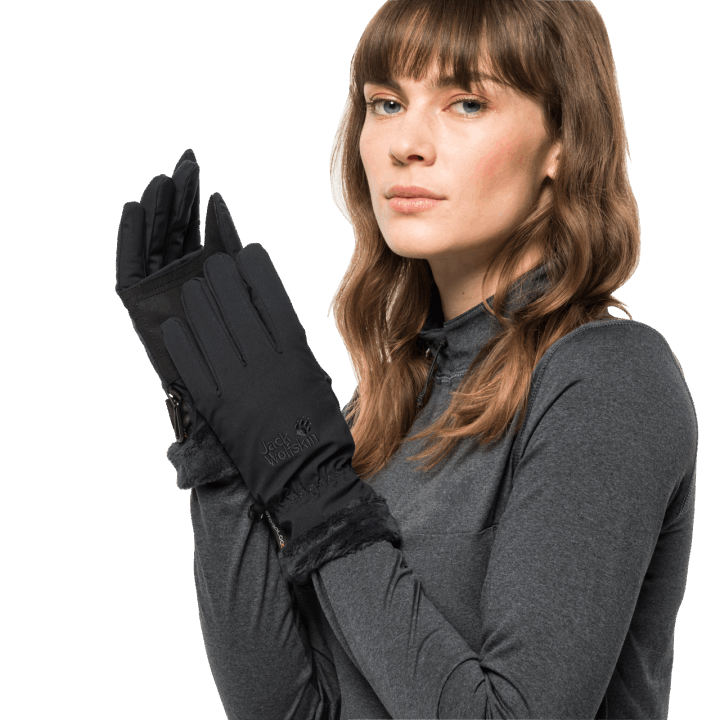 Dámska Kolekcia Rukavíc Stormlock Highloft Jack Wolfskin Black