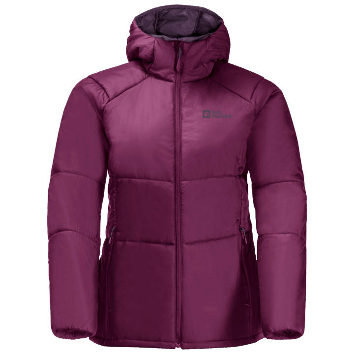 Jack Wolfskin Kolekcia Wild Berry Dámska Bergland Zateplená Mikina S Kapucňou