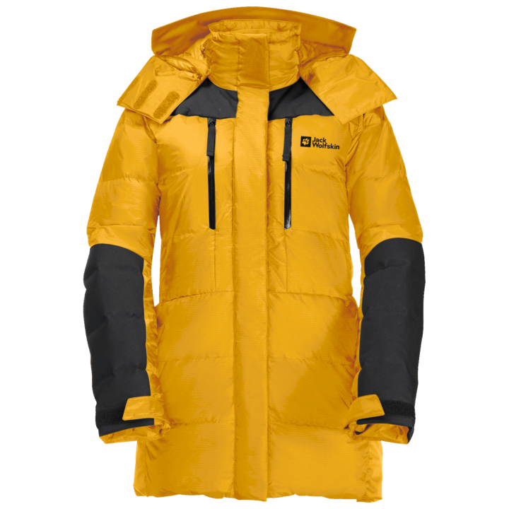 Nová Dámska Kuchárska Bunda Zo Série 1995 Jack Vlčia Koža Statná žltá Xt