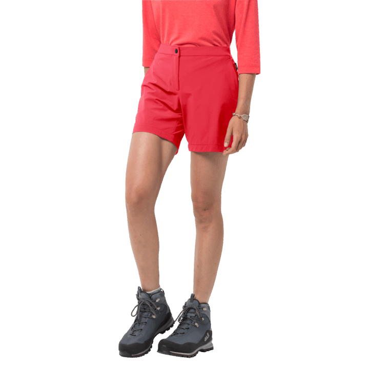 Značkové Dámske šortky Jwp Jack Wolfskin Tulip Red