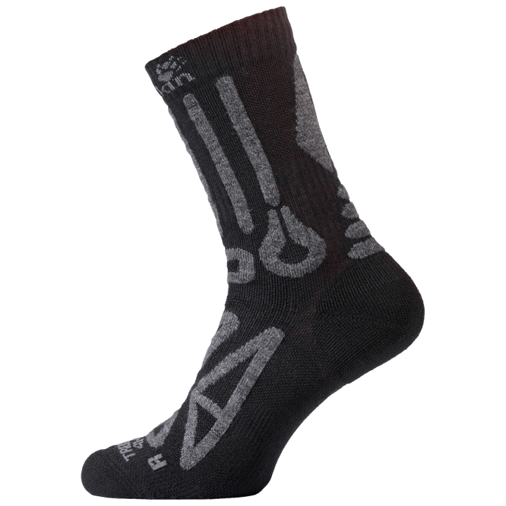 Trekingové Merino Turistické Ponožky Black Jack Vlčia Koža Hot